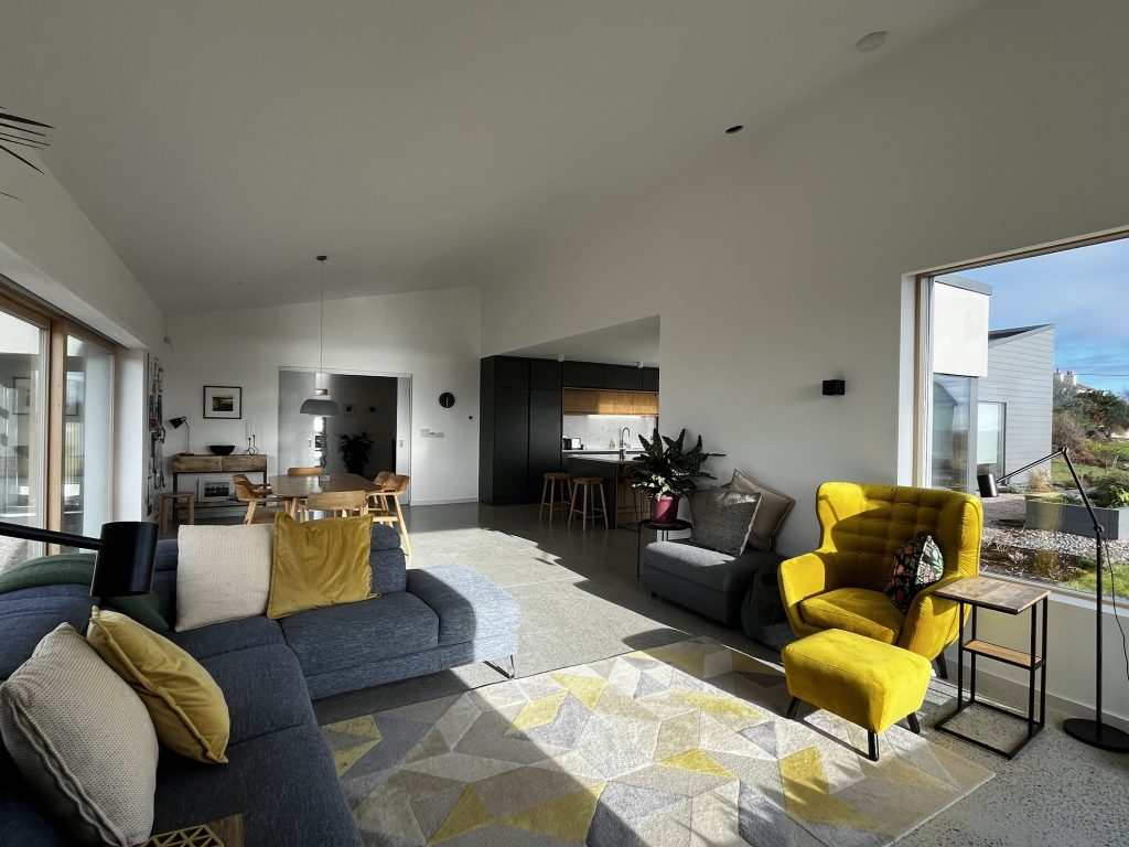 View Of a Completed Living and Dining Room
